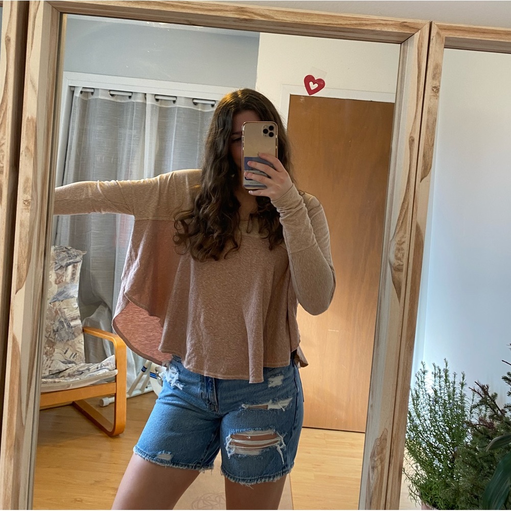 We The Free Flowy Pink Shirt
